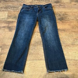 Old Navy Dark Blue Cropped Ankle Jeans